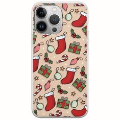 Cute Xmas iPhone 13 Pro Max Flexible TPU (Διάφανη Σιλικόνη)