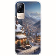 Cozy Christmas Village Xiaomi Civi Flexible TPU (Διάφανη Σιλικόνη)