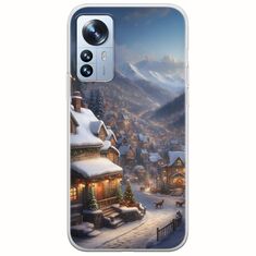 Cozy Christmas Village Xiaomi 12 Pro Flexible TPU (Διάφανη Σιλικόνη)