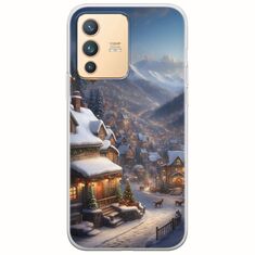Cozy Christmas Village Vivo V23 5G Flexible TPU (Διάφανη Σιλικόνη)