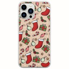 Cute Xmas iPhone 14 Pro Flexible TPU (Διάφανη Σιλικόνη)
