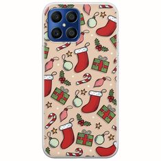 Cute Xmas Honor X8 Flexible TPU (Διάφανη Σιλικόνη)