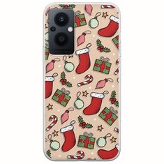 Cute Xmas Oppo Reno 8 Lite Flexible TPU (Διάφανη Σιλικόνη)