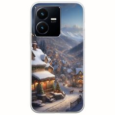 Cozy Christmas Village Vivo Y22s Flexible TPU (Διάφανη Σιλικόνη)