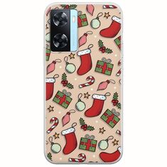 Cute Xmas Oppo A77 5G Flexible TPU (Διάφανη Σιλικόνη)