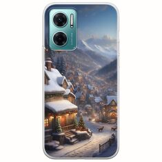 Cozy Christmas Village Xiaomi Redmi 10 5G Flexible TPU (Διάφανη Σιλικόνη)