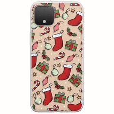 Cute Xmas Google Pixel 4 XL Flexible TPU (Διάφανη Σιλικόνη)