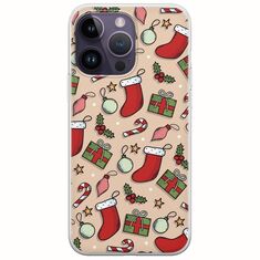 Cute Xmas iPhone 15 Pro Flexible TPU (Διάφανη Σιλικόνη)