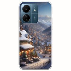 Cozy Christmas Village Xiaomi Redmi 13C Flexible TPU (Διάφανη Σιλικόνη)