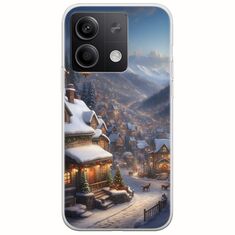Cozy Christmas Village Xiaomi Poco X6 5G Flexible TPU (Διάφανη Σιλικόνη)