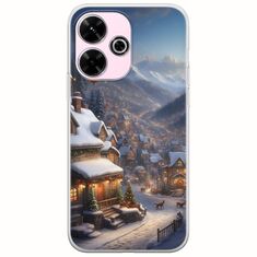 Cozy Christmas Village Xiaomi Poco M6 4G Flexible TPU (Διάφανη Σιλικόνη)