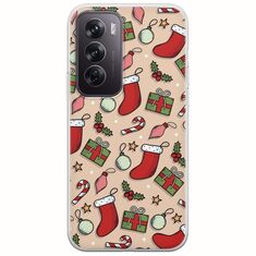Cute Xmas Oppo Reno 12 5G Flexible TPU (Διάφανη Σιλικόνη)