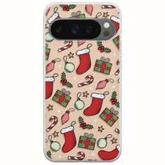 Cute Xmas Google Pixel 9 Pro 5G Flexible TPU (Διάφανη Σιλικόνη)