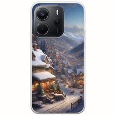 Cozy Christmas Village Xiaomi Redmi Note 14 4G Flexible TPU (Διάφανη Σιλικόνη)