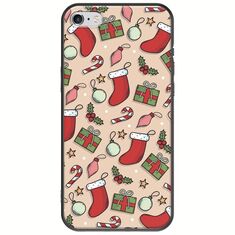 Cute Xmas iPhone 6/6s Black TPU (Μαύρη Σιλικόνη)