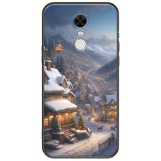 Cozy Christmas Village Xiaomi Redmi Note 4 / Note 4X Black TPU (Μαύρη Σιλικόνη)