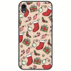 Cute Xmas iPhone XR Black TPU (Μαύρη Σιλικόνη)