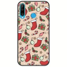 Cute Xmas Huawei P30 Lite Black TPU (Μαύρη Σιλικόνη)