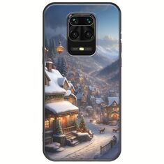 Cozy Christmas Village Xiaomi Redmi Note 9S / 9 Pro / 9 Pro Max Black TPU (Μαύρη Σιλικόνη)