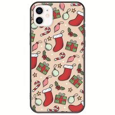 Cute Xmas iPhone 12 mini Black TPU (Μαύρη Σιλικόνη)