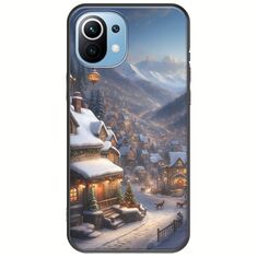 Cozy Christmas Village Xiaomi Mi 11 Black TPU (Μαύρη Σιλικόνη)