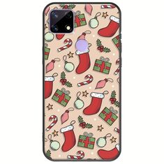 Cute Xmas Realme C21 Black TPU (Μαύρη Σιλικόνη)