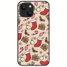 Cute Xmas iPhone 13 mini Black TPU (Μαύρη Σιλικόνη)