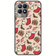 Cute Xmas Realme 8i Black TPU (Μαύρη Σιλικόνη)