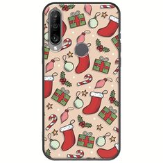 Cute Xmas Huawei Y6p Black TPU (Μαύρη Σιλικόνη)