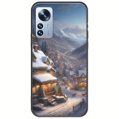Cozy Christmas Village Xiaomi 12 Pro Black TPU (Μαύρη Σιλικόνη)