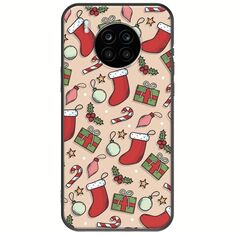 Cute Xmas Huawei Nova 8i Black TPU (Μαύρη Σιλικόνη)