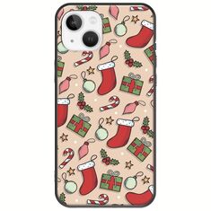 Cute Xmas iPhone 14 Black TPU (Μαύρη Σιλικόνη)