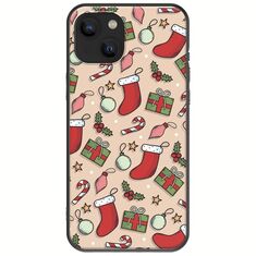Cute Xmas iPhone 14 Plus Black TPU (Μαύρη Σιλικόνη)