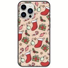Cute Xmas iPhone 14 Pro Black TPU (Μαύρη Σιλικόνη)