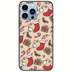 Cute Xmas iPhone 14 Pro Max Black TPU (Μαύρη Σιλικόνη)