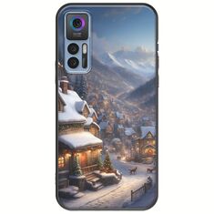 Cozy Christmas Village TCL 30 / 30 5G / 30+ Black TPU (Μαύρη Σιλικόνη)
