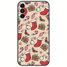 Cute Xmas Samsung Galaxy A04s Black TPU (Μαύρη Σιλικόνη)