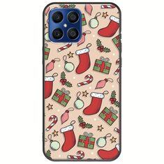 Cute Xmas Honor X8 Black TPU (Μαύρη Σιλικόνη)