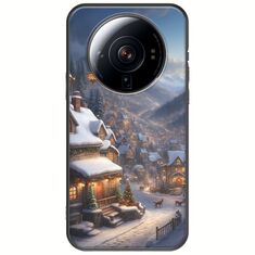 Cozy Christmas Village Xiaomi 12S Ultra Black TPU (Μαύρη Σιλικόνη)