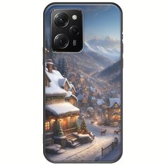 Cozy Christmas Village Xiaomi Poco X5 Pro 5G Black TPU (Μαύρη Σιλικόνη)