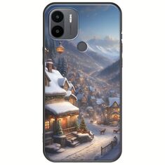 Cozy Christmas Village Xiaomi Redmi A2 Plus Black TPU (Μαύρη Σιλικόνη)