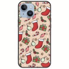 Cute Xmas iPhone 15 Black TPU (Μαύρη Σιλικόνη)