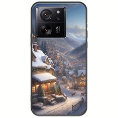 Cozy Christmas Village Xiaomi 13T Pro 5G Black TPU (Μαύρη Σιλικόνη)