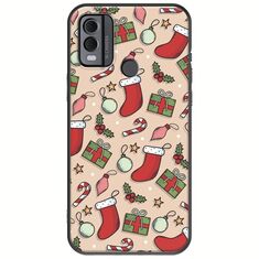 Cute Xmas Nokia C22 Black TPU (Μαύρη Σιλικόνη)