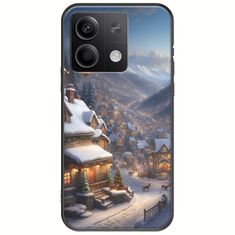 Cozy Christmas Village Xiaomi Redmi Note 13 Pro 5G Black TPU (Μαύρη Σιλικόνη)