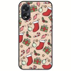 Cute Xmas Oppo A38 Black TPU (Μαύρη Σιλικόνη)