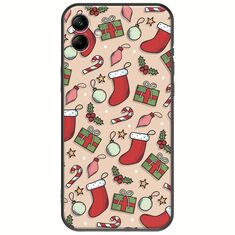 Cute Xmas Samsung Galaxy A04e Black TPU (Μαύρη Σιλικόνη)