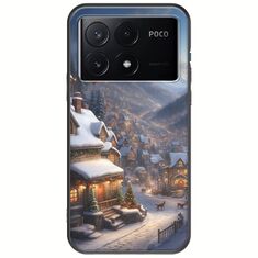 Cozy Christmas Village Xiaomi Poco X6 Pro 5G Black TPU (Μαύρη Σιλικόνη)