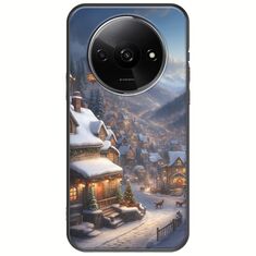 Cozy Christmas Village Xiaomi Redmi A3 Black TPU (Μαύρη Σιλικόνη)