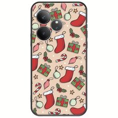 Cute Xmas Realme GT 6T 5G Black TPU (Μαύρη Σιλικόνη)